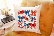 Patriotic Bows Transparent PNG Clipa, an Illustration by Sublimation Artist (Thumbnail 9 of 9)