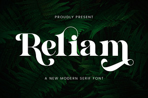 Reliam - Modern Serif Font