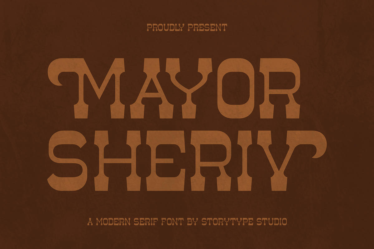 Mayor Sheriv A Modern Serif Font, a Serif Font by Storytype Studio (Photo 1 of 15)