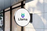 Cute Gradient Llama Logo, a Branding & Logo Template by HueNestify (Thumbnail 2 of 2)