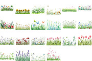 Summer Green Grass Border Clipart, an Illustration by Sublimation Artist (Thumbnail 2 of 6)