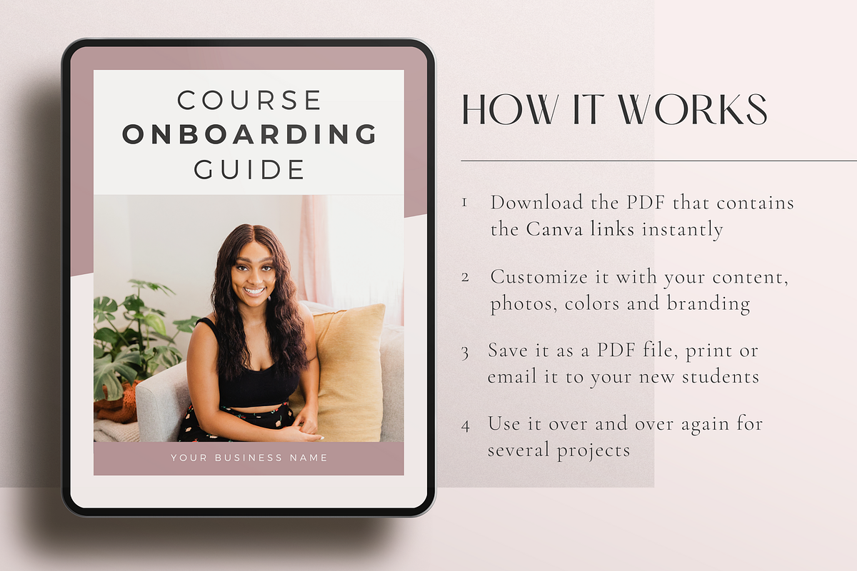 Online Course Welcome Packet | Canva, a Brochure Template by Designs by ...