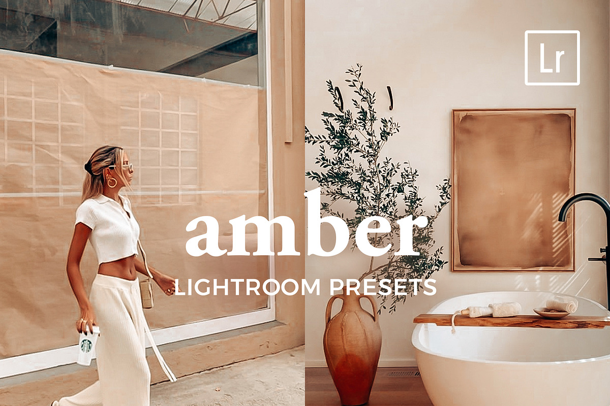 4 Lightroom Presets AMBER, an Action Add-On by Graace Studio (Photo 1 of 8)