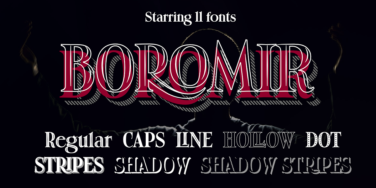 Boromir, a Serif Font by GRIN3 (Nowak) (Photo 2 of 6)