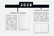 # 2027–2030 Calendar Template Bundle, a Stationery Template by MNT-Creator (Thumbnail 5 of 7)