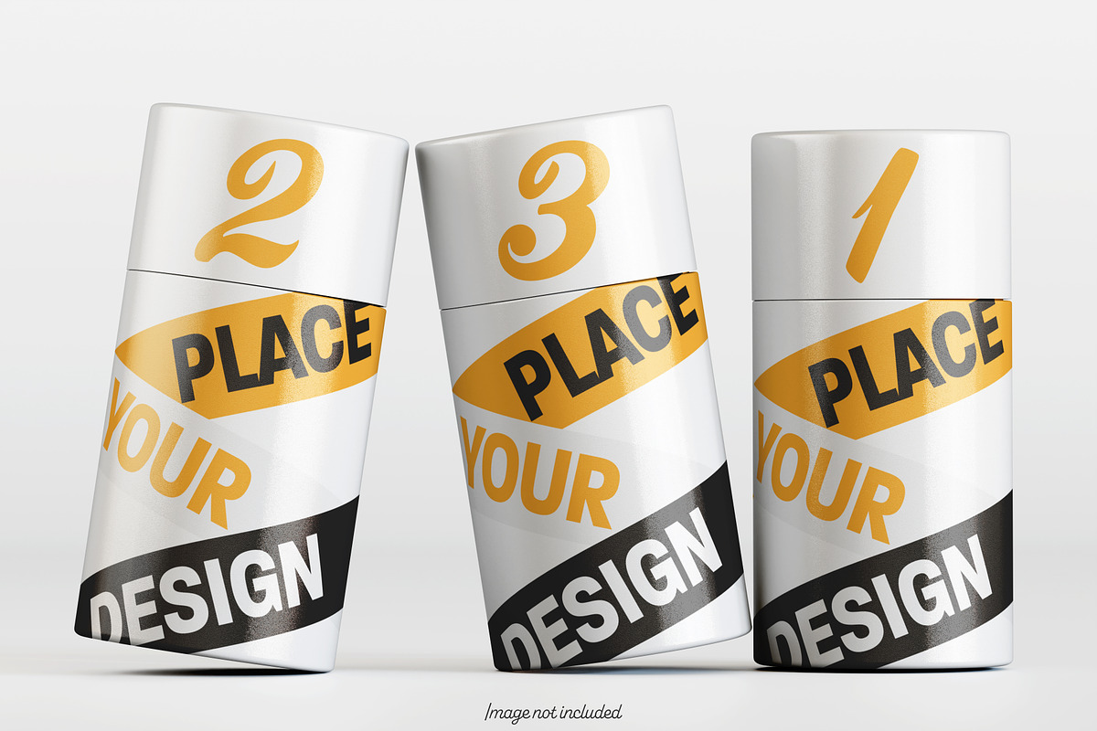 Paper tube pack mockup bundles V2, a Packaging Mockup by Ambo Ampeng (Photo 15 of 26)