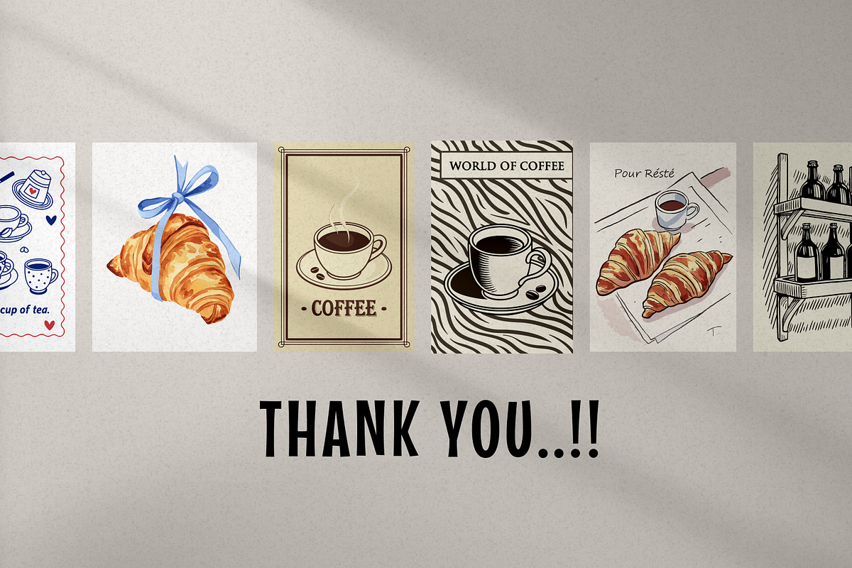 Coffee Wall Art Print, a Wallpaper Graphic by Helospace (Photo 10 of 10)