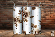 Sepia Rose Flowers Seamless Pattern, a Pattern Graphic by Creative Store (Thumbnail 5 of 5)