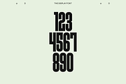 THE DISPLAY FONT, a Font by THE BOLD FONT. (Thumbnail 7 of 9)