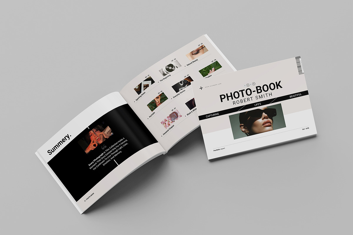 Fashion Photobook & Portfolio, a Magazine Template by Spark_Creative (Photo 2 of 13)