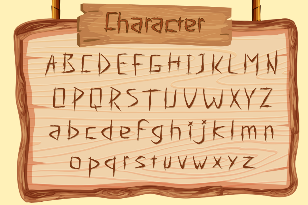 Carved Pine Wood - Display Font, a Handwritten Font by Attype (Photo 5 of 10)