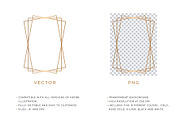 20 Geometric Frames, a Decorative Illustration by ChicGraphix (Thumbnail 2 of 6)