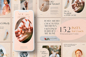 Instagram for coach set CANVA PS