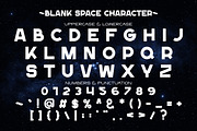 Blank Space - Bold Futuristic Font, a Sans Serif Font by Pian45 Studio (Thumbnail 5 of 5)