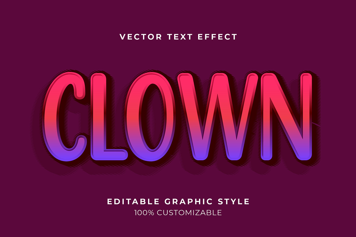 Retro Gradient Shadow Text Effect