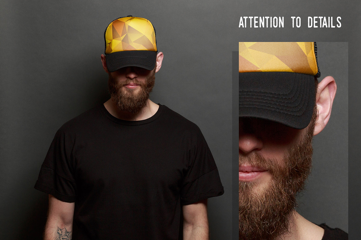 Baseball Hat Mock Up PACK 18, a Hat Mockup by Arfis (Photo 14 of 18)
