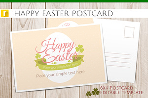 Happy Easter Postcard