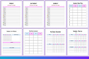 2024-2025 Summer planner Canva, a Stationery Template by Designmela01 (Thumbnail 4 of 6)