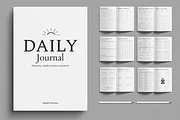 Daily Journal Template, a Stationery Template by MightyDesign (Thumbnail 1 of 6)