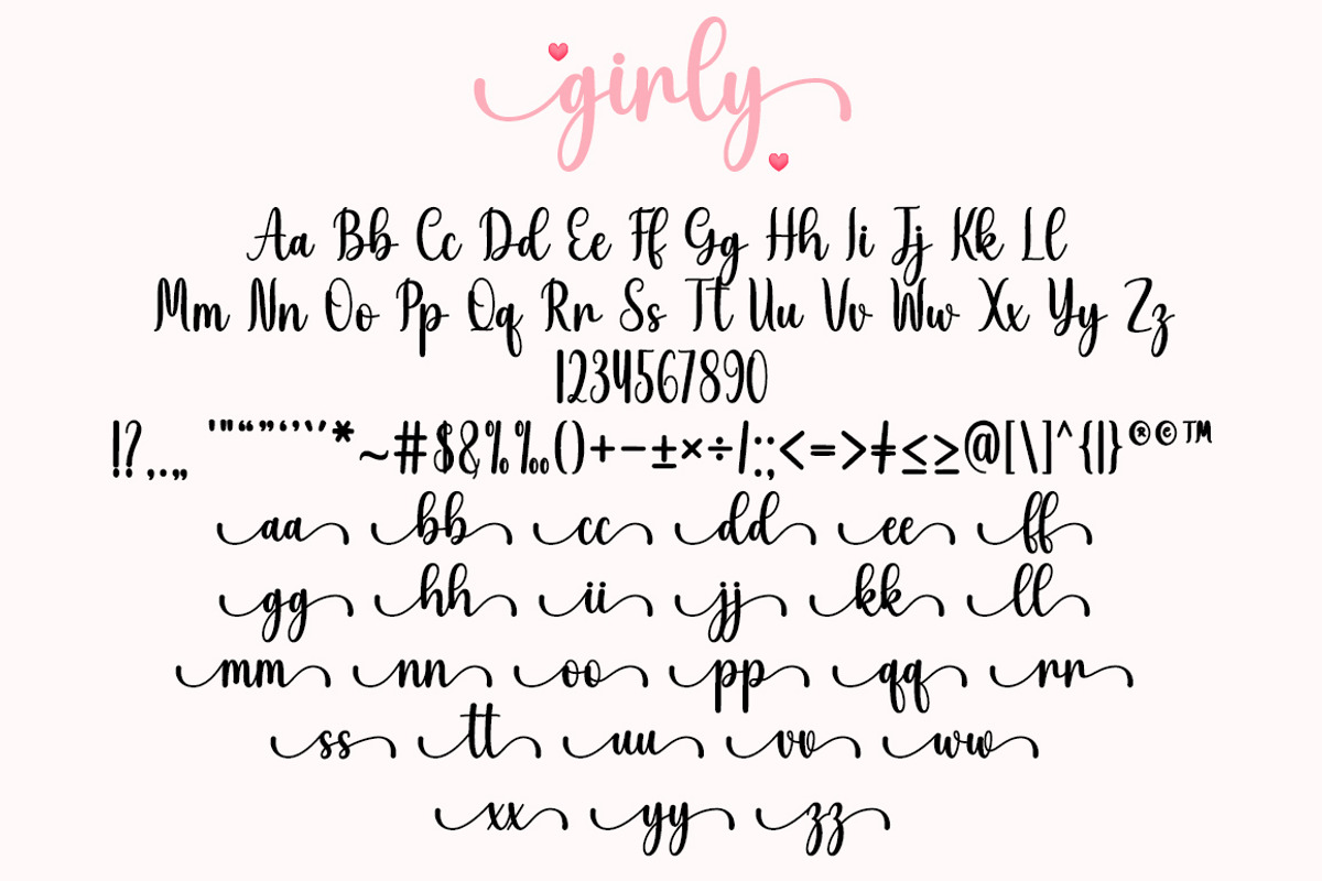 Girly, a Handwritten Font by DN Creative (Photo 6 of 7)