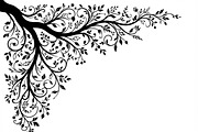 50 Tree Branch Corner Silhouette, a Decorative Illustration by Amazin_art (Thumbnail 27 of 27)