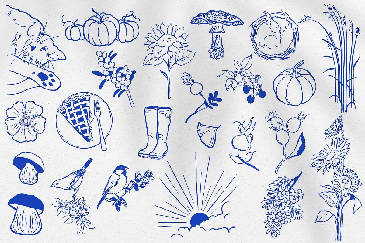 Autumn Reverie - Illustration, an Object Graphic by Deveze Art & Co (Photo 6 of 8)