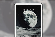 Moon Phone Wallpapers Set, a Graphic by Kalindiprints (Thumbnail 5 of 6)