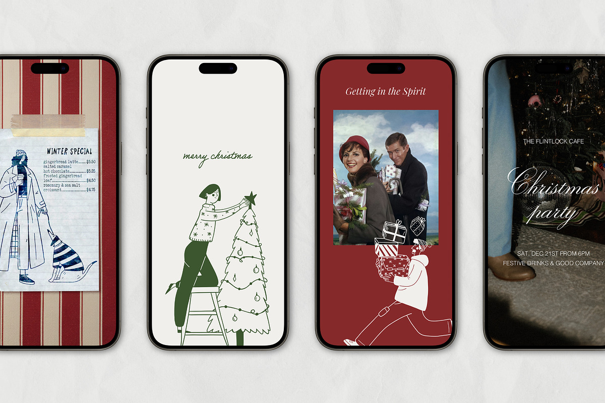 Festive People - vector illustration, a Person Illustration by Valerie (Photo 7 of 7)