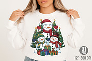 Preppy Knitting Snowman Png, Latch, an Illustration by Designking (Thumbnail 2 of 6)