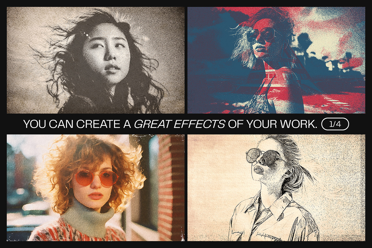 12 Photo Effect Templates, a Layer Style Add-On by iDoodle Studio (Photo 3 of 6)
