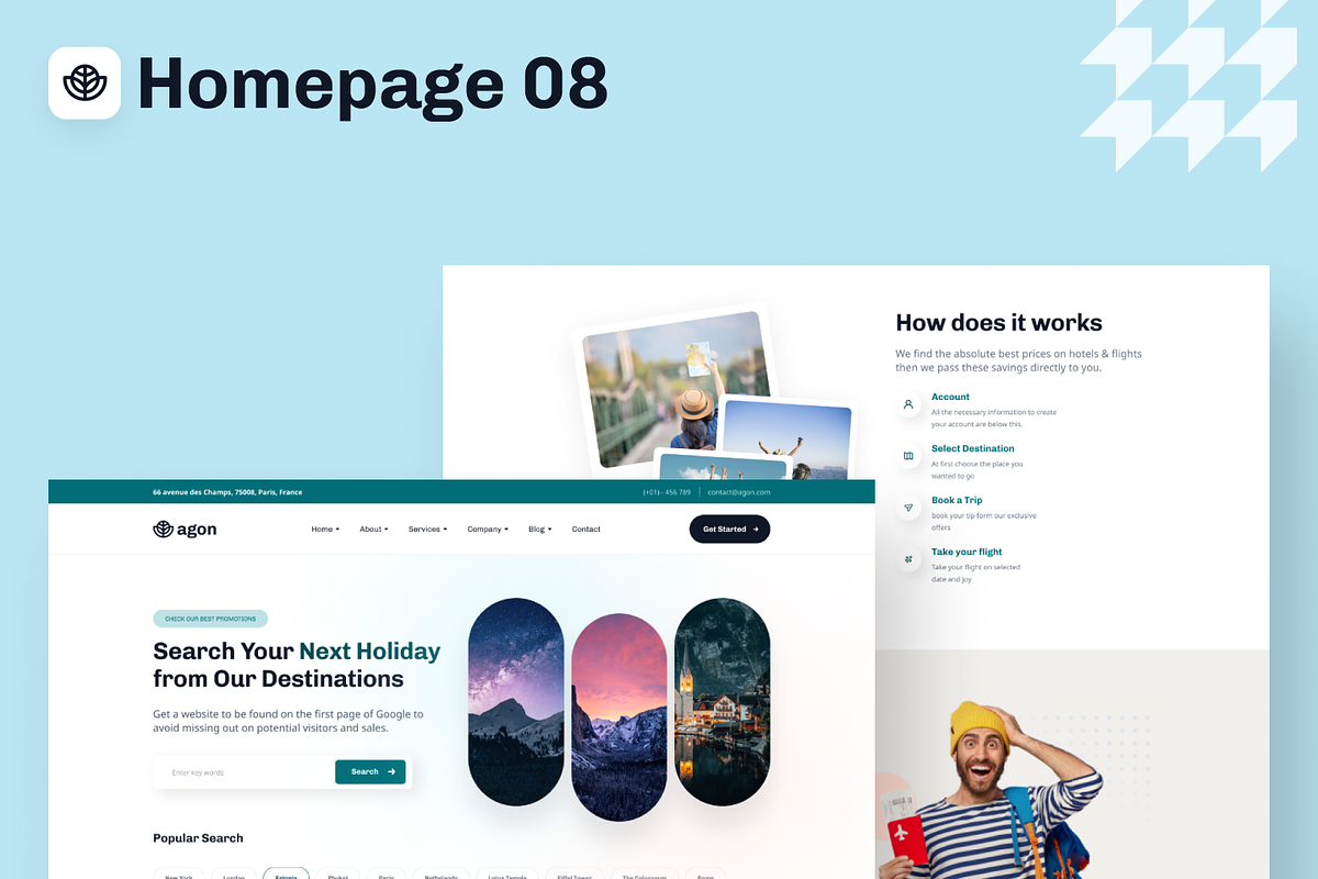 Agon - Multipurpose Agency Template, a HTML Template by AliThemes (Photo 8 of 8)