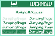 Jumping Frog, a Handwritten Font by weknow (Thumbnail 7 of 8)