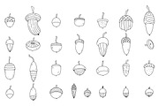 FALL DOODLES. EPS, PNG., an Illustration by Sentimental postman (Thumbnail 10 of 14)