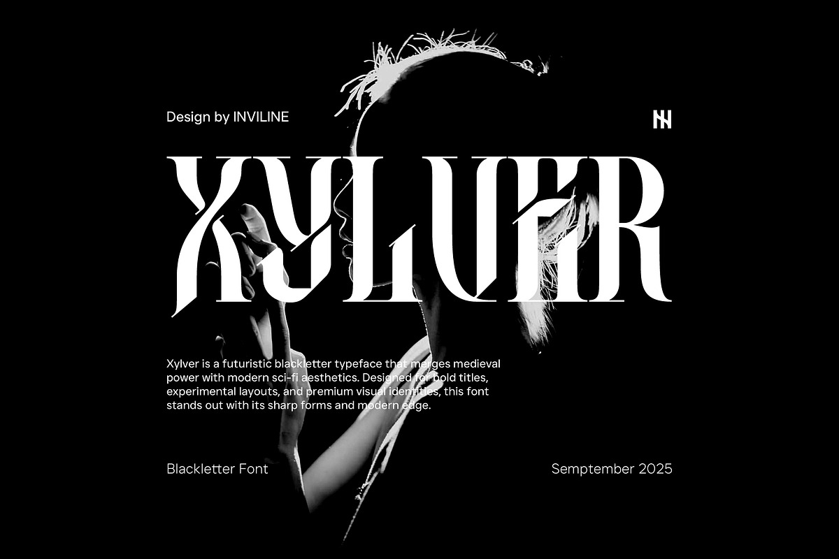 Xylver - Blackletter Font, a Blackletter Font by Inviline.co (Photo 2 of 14)