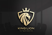 Royal Lion Logo Design, a Branding & Logo Template by YUDesignStore (Thumbnail 1 of 9)