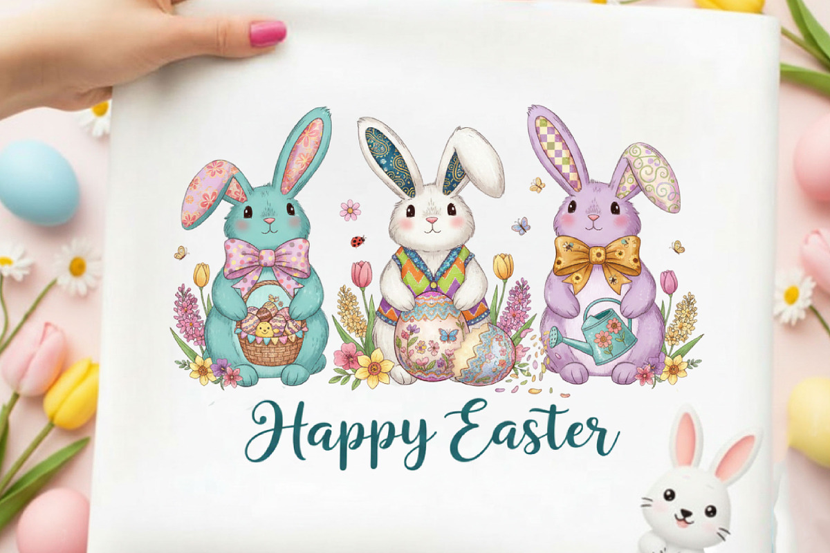 Happy Easter PNG Coquette Easter, an Illustration by Designking (Photo 5 of 5)