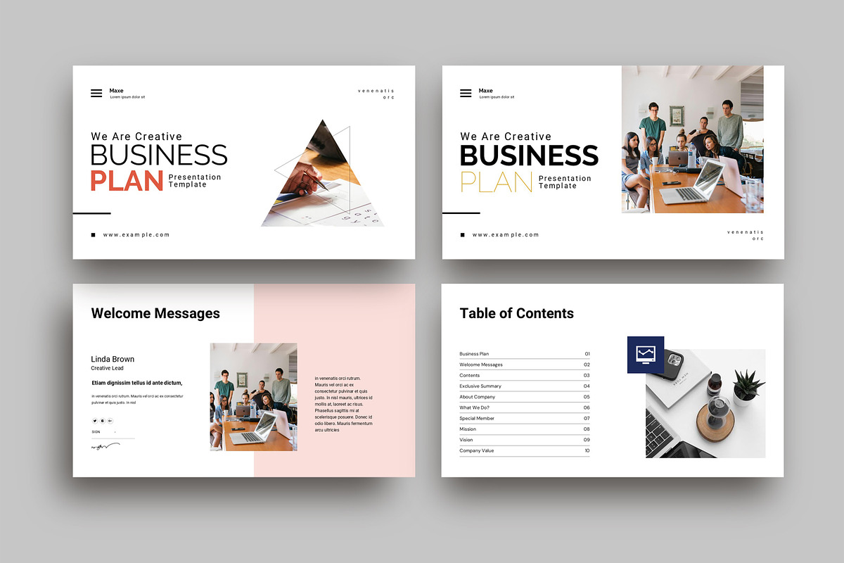 Business Plan Presentation Template, a Presentation Template by Studio_Clarity (Photo 2 of 5)