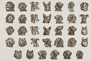 Dog Breeds Portrait Illustrations, an Animal Illustration by Nocturnal Wolf (Thumbnail 11 of 12)