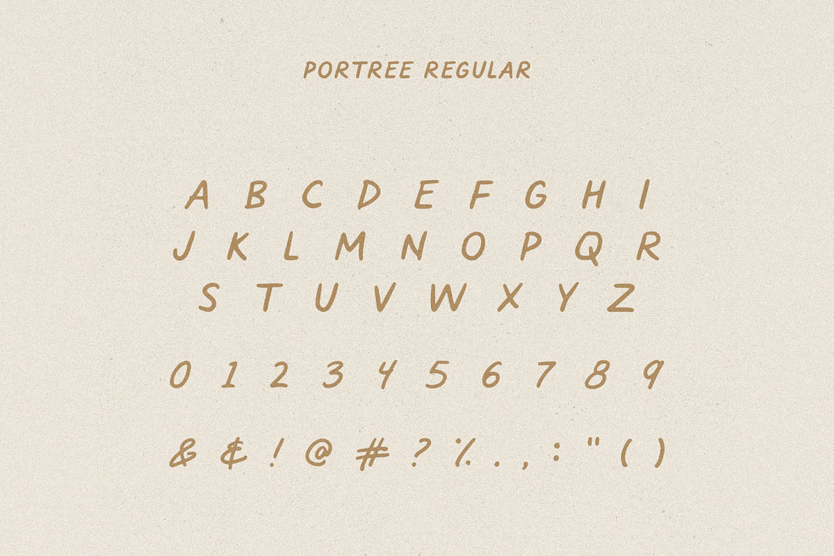 Portree | Handwritten Sans Serif, a Handwritten Font by Daniel Neuman (Photo 2 of 8)