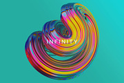 Infinity: 3D Chromatic Shapes, an Object Graphic by RuleByArt (Thumbnail 16 of 24)
