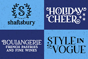 Breakfast Pastry: a decorative font!, a Serif Font by Missy Meyer (Thumbnail 5 of 8)
