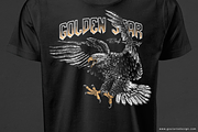 Rock and roll eagle for t-shirt, an Animal Illustration by Goularte Design (Thumbnail 7 of 7)