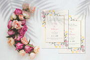 Beautiful Flowers wedding invitation, an Invitation Template by Workhu (Thumbnail 2 of 2)