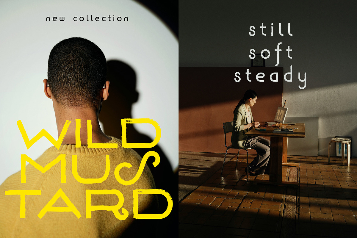 Retrograde Wide Vintage Placard Sans, a Sans Serif Font by Struvictory.art (Photo 3 of 10)