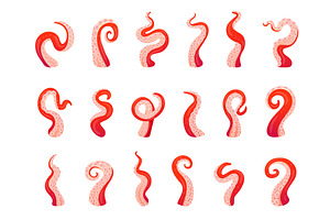 Cartoon octopus tentacles. Octopuses, an Animal Illustration by Stock-Smart-Start