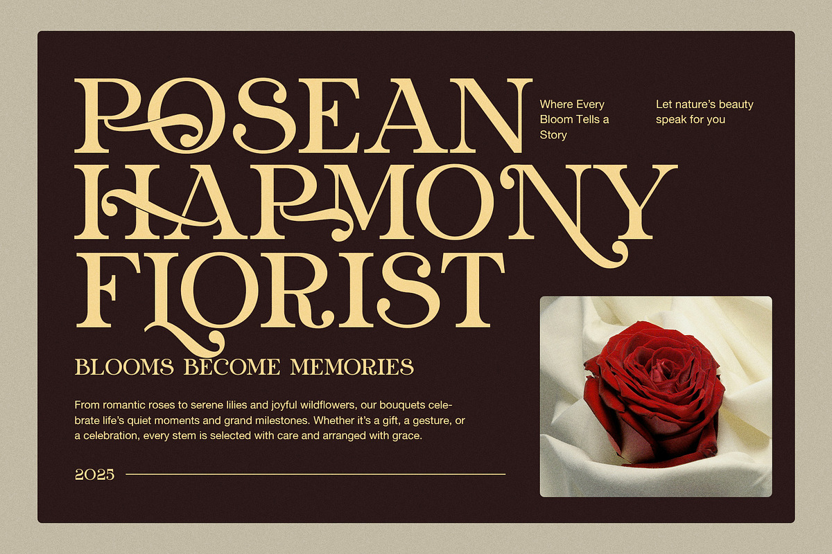 The Dinora Elegant Serif Font, a Serif Font by Graphicxell (Photo 2 of 8)