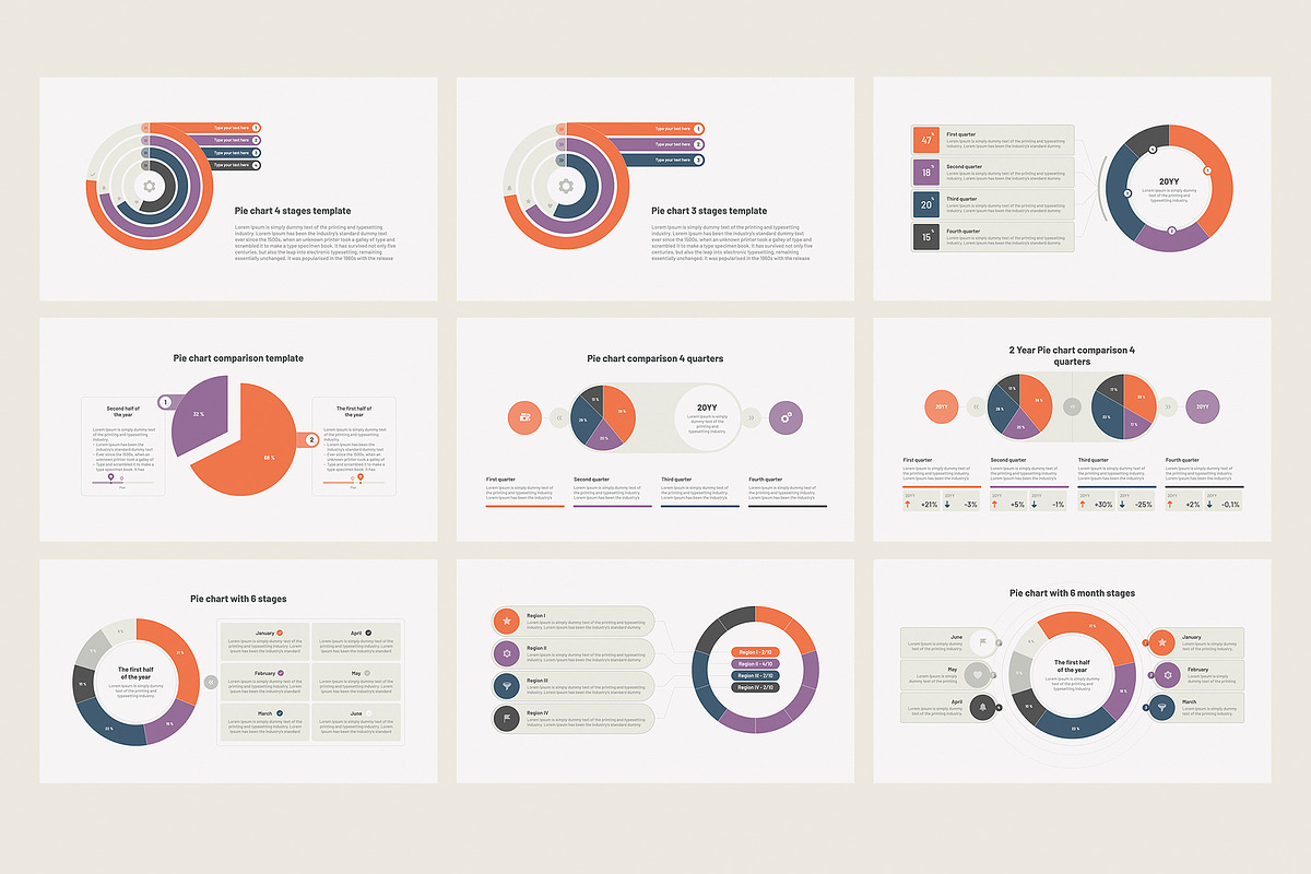 Chart and Diagram PowerPoint Toolbox, a Presentation Template by HiSlide.io (Photo 3 of 5)