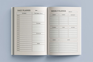 2025 Planner 365 Days KDP Interior