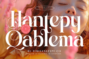 Hantepy Qablema Modern Serif Font