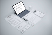 Elegant Stationery / Branding Mockup, a Print Template by Designrepos (Thumbnail 1 of 8)